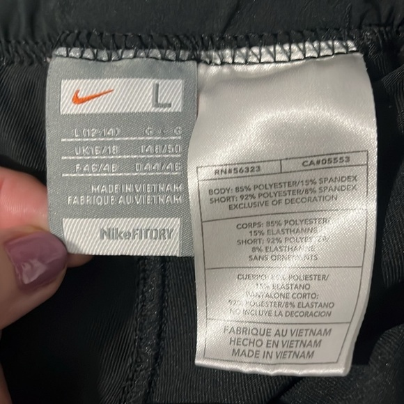 Nike Black Tennis Skort Size L - Picture 6 of 9